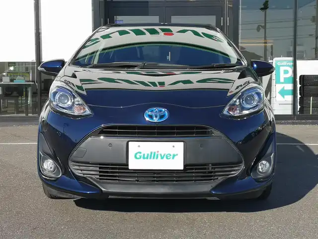 トヨタ アクア S スタイルブラック 茨城県 2018(平30)年 4.6万km ダークブルーマイカ 純正ナビ/【AM・FM・CD・DVD・TV・SD・BT】/Bカメラ/ETC/前後コーナーセンサー/オートライト/Fフォグ/LEDライト/オートハイビーム/ヘッドライトレベライザー/横滑り防止装置/レーンキープアシスト/衝突被害軽減システム/純正フロアマット/社外アルミホイール/電格ミラー/ウインカーミラー