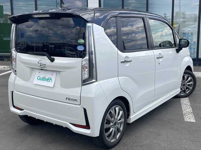 ダイハツ ムーヴ カスタム RS ハイパー SAⅢ 道東・釧路十勝 2020(令2)年 4.2万km ブラックマイカメタリック/パールホワイトⅢ 2トーン ・ワンオーナー/・純正OPナビ/　（CD＆DVD＆TV＆AM＆FM＆BT＆HDMI）/・衝突軽減システム/・横滑り防止装置/・アイドリングストップ/・ウインカーミラー/・シートヒーター（D）/・オートライト/・オートマチックハイビーム/・LEDヘッドライト/・夏タイヤ　純正AW（165/55R15）/・360°カメラ/・ドライブレコーダー/・電格ミラー/・ウインカードアミラー