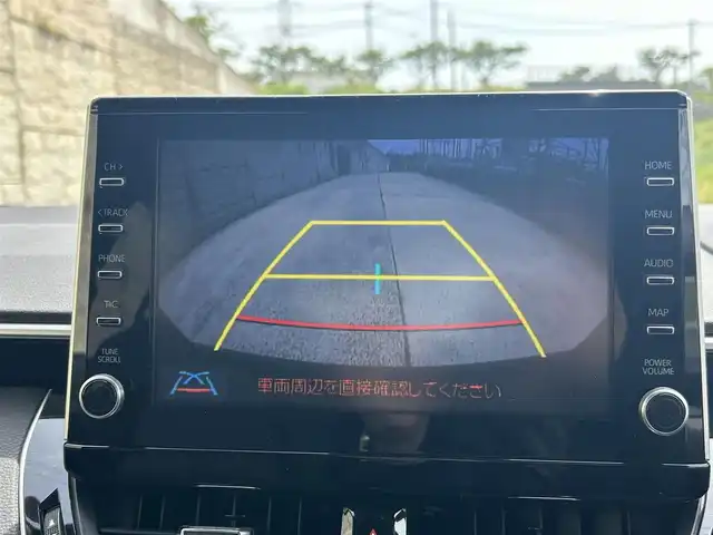トヨタ カローラ スポーツ ハイブリッドG スタイルPKG 長崎県 2020(令2)年 4.3万km アティチュードブラックマイカ 純正ディスプレイオーディオ/（CD/DVD/BT）/バックカメラ/レーダークルーズコントロール/ロードサインアシスト/レーンアシスト/パーキングサポートブレーキ/社外18インチAW/ETC/前後ドラレコ/プッシュスタート/アイドリングストップ/スペアキー/取扱説明書/保証書
