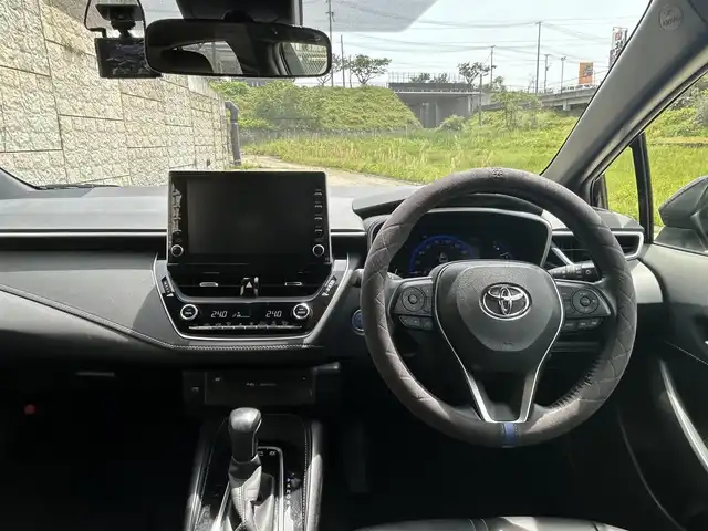 トヨタ カローラ スポーツ ハイブリッドG スタイルPKG 長崎県 2020(令2)年 4.3万km アティチュードブラックマイカ 純正ディスプレイオーディオ/（CD/DVD/BT）/バックカメラ/レーダークルーズコントロール/ロードサインアシスト/レーンアシスト/パーキングサポートブレーキ/社外18インチAW/ETC/前後ドラレコ/プッシュスタート/アイドリングストップ/スペアキー/取扱説明書/保証書