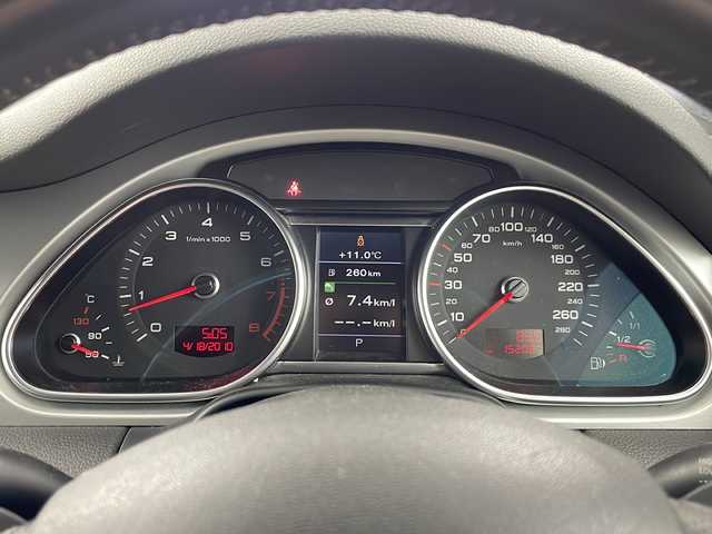 アウディ Ｑ７ 3．0TFSI クワトロ 道央・札幌 2010(平22)年 15.2万km 黒 ・4WD/ターボ/・純正HDDメーカーナビ/・DVD.CD.SD.USB/・フルセグ・バックカメラ/サイドカメラ/・パワーバックドア/・パドルシフト/クルーズコントロール/・ドライブレコーダー/・ブラックレザーシート/・D.N席パワーシート/シートヒーター/・キセノンヘッドライト/オートライト/・コーナーセンサー/・22インチ社外アルミ積込