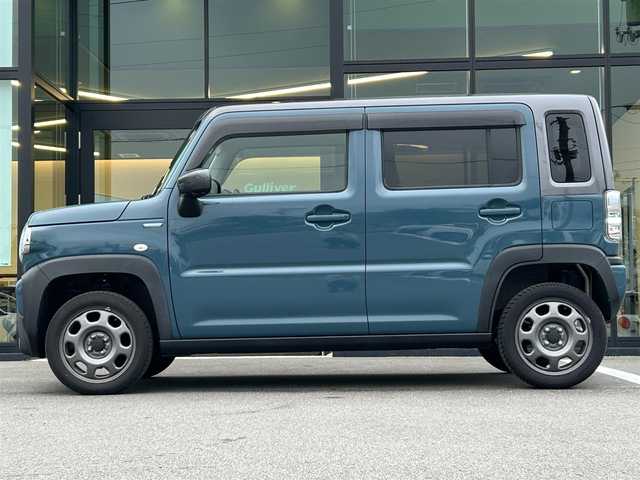 スズキ ハスラー HYBRID G 愛媛県 2022(令4)年 4.5万km デニムブルー ガンメタリック 2トーン ワンオーナー/全周位モニター/純正9インチナビ（Bluetooth/AppleCarPlay/AndroidAudio)/前後ドライブレコーダー/ETC/スズキセーフティサポート/レーンキープアシスト/ハロゲンヘッドライト/オートライト/純正フロアマット/ドアバイザー/アイドリングストップ/横滑り防止装置/スマートキー/プッシュスタート/スペアキー/ABS