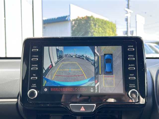 トヨタ ヤリス ハイブリッド X 山形県 2020(令2)年 6.4万km シアンM 4WD/レーダークルーズコントロール/ブラインドスポットモニター/トヨタセーフティーセンス/パーキングアシスト/前後コーナーセンサー/横滑り防止装置/純正ナビ/（Bluetooth/CD/DVD/フルセグ)/全方位カメラ/寒冷地仕様/オートヘッドライト/オートマッチクハイビーム/ビルトインETC/純正フロアマット/スマートキー×2/電動格納ミラー/ウィンカーミラー/ドアバイザー