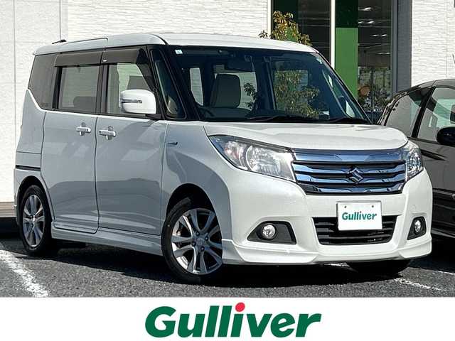スズキ ソリオ HV MZ Dカメラ ブレーキS 千葉県 2017(平29)年 7.8万km ピュアホワイトP ８型ナビＡＶＩＣ－ＲＬ９００　バックカメラ　両側電動スライドドア　ＤＴＶ　ＢＴ　ナノイー　レーダーブレーキサポート　レーンアシスト　クルコン　シートバックテーブル　ＨＩＤ　オートライト　リアスポ