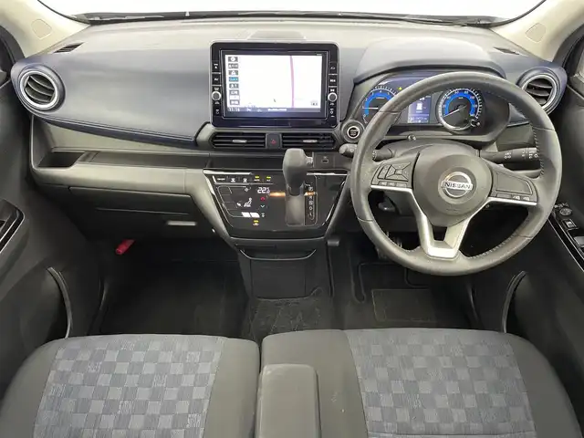 日産 デイズ ハイウェイスターG ターボ 富山県 2020(令2)年 2.5万km ブラック ワンオーナー/純正ナビ（AM/FM/CD/DVD/AUX/SD/BT）/フルセグTV/バックカメラ/社外AW付き冬タイヤ積込/衝突被害軽減ブレーキ/オートLEDヘッドライト/コーナーセンサー前後/横滑り防止装置/スマートキー×２/プッシュスタート/純正15インチAW/ドアバイザー/アイドリングストップ