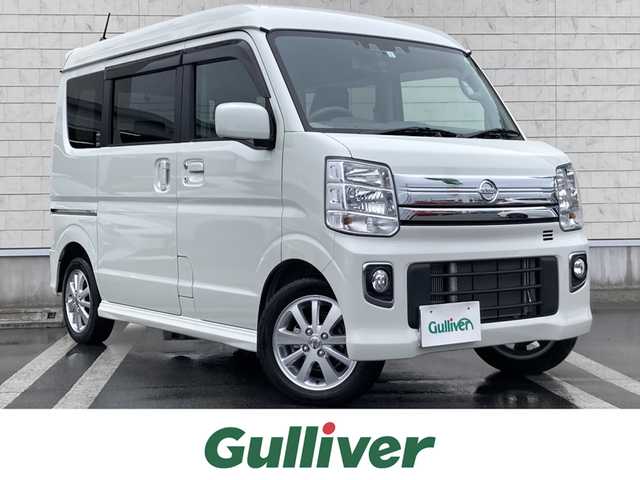 日産 ＮＶ１００クリッパー リオ E 静岡県 2021(令3)年 0.7万km スノーパールホワイト ワンオーナー/エマージェンシーブレーキ/KENWOOD彩速ナビ（MDV-D308BTW）/   AM FM CD Bluetooth SD USB SMARTUSEN/地上デジタルTV/片側パワースライドドア/ミラー型ドライブレコーダー（PR998）/ETC/バックカメラ/リヤソナー/HIDヘッドライト/フロントフォグランプ/純正14インチアルミホイール/シートカバー付/スマートキー×2本/プッシュスタート