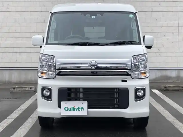 日産 ＮＶ１００クリッパー リオ E 静岡県 2021(令3)年 0.7万km スノーパールホワイト ワンオーナー/エマージェンシーブレーキ/KENWOOD彩速ナビ（MDV-D308BTW）/   AM FM CD Bluetooth SD USB SMARTUSEN/地上デジタルTV/片側パワースライドドア/ミラー型ドライブレコーダー（PR998）/ETC/バックカメラ/リヤソナー/HIDヘッドライト/フロントフォグランプ/純正14インチアルミホイール/シートカバー付/スマートキー×2本/プッシュスタート