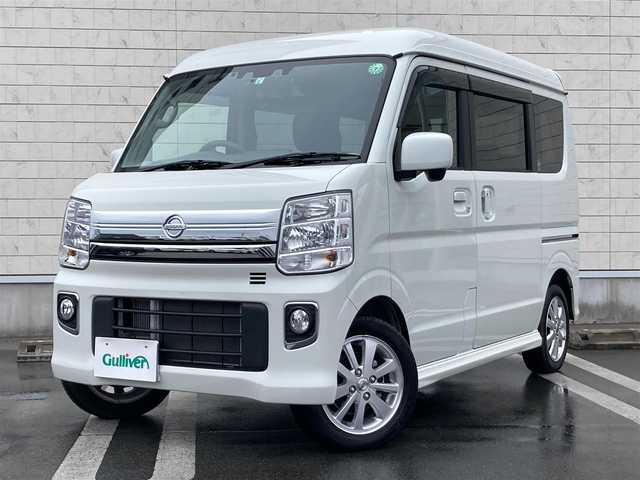 日産 ＮＶ１００クリッパー リオ E 静岡県 2021(令3)年 0.7万km スノーパールホワイト ワンオーナー/エマージェンシーブレーキ/KENWOOD彩速ナビ（MDV-D308BTW）/   AM FM CD Bluetooth SD USB SMARTUSEN/地上デジタルTV/片側パワースライドドア/ミラー型ドライブレコーダー（PR998）/ETC/バックカメラ/リヤソナー/HIDヘッドライト/フロントフォグランプ/純正14インチアルミホイール/シートカバー付/スマートキー×2本/プッシュスタート