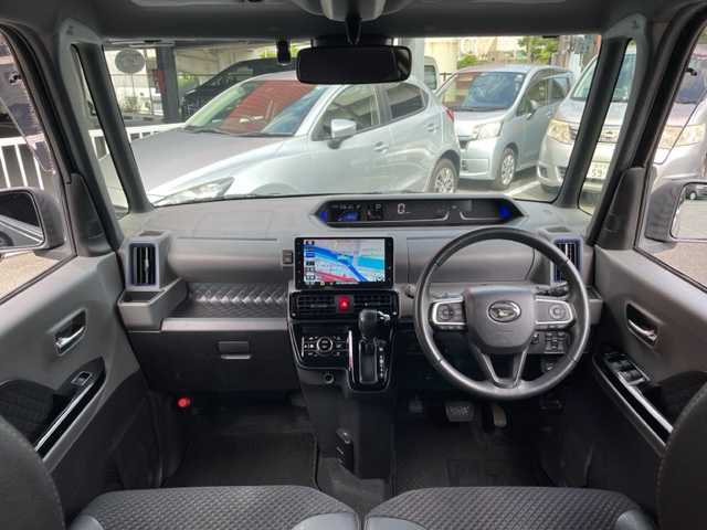 ダイハツ タント カスタム RS 神奈川県 2019(令1)年 10.7万km パールブラック ワンオーナー /純正9インチナビ【NSZN-Y70DS】/・DTV/CD/DVD/ラジオ/BT/全方位カメラ/コーナーセンサー	/ハーフレザーシート/前席シートヒーター/スマートアシスト/パーキングアシスト/レーンキープコントロール/クルーズコントロール/両側パワースライドドア	/ビルトインETC		/純正LEDヘッドライト/オートライト	/プッシュEgスタート/ストップ/スマートキー×2	/サイド/カーテンエアバック	/純正15インチAW/ドアバイザー/純正フロアマット/取扱説明書/ナビ取扱説明書/新車時保証書