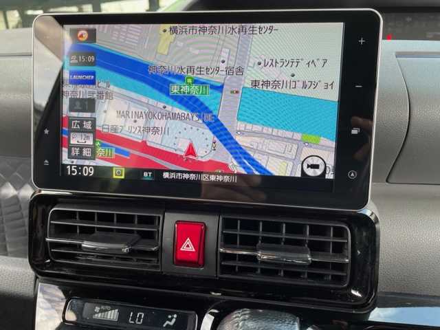 ダイハツ タント カスタム RS 神奈川県 2019(令1)年 10.7万km パールブラック ワンオーナー /純正9インチナビ【NSZN-Y70DS】/・DTV/CD/DVD/ラジオ/BT/全方位カメラ/コーナーセンサー	/ハーフレザーシート/前席シートヒーター/スマートアシスト/パーキングアシスト/レーンキープコントロール/クルーズコントロール/両側パワースライドドア	/ビルトインETC		/純正LEDヘッドライト/オートライト	/プッシュEgスタート/ストップ/スマートキー×2	/サイド/カーテンエアバック	/純正15インチAW/ドアバイザー/純正フロアマット/取扱説明書/ナビ取扱説明書/新車時保証書