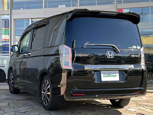 ホンダ ステップワゴン スパーダ Z クールスピリット 静岡県 2014(平26)年 10.2万km プレミアムスパークルブラックパール 純正メモリナビ/・CD/・DVD/・フルセグＴＶ/・AM/・FM/主要装備/・両側パワスラ/・衝突軽減/・横滑り防止装置/・クルコン/・MTモード付/・バックカメラ/・ビルトインＥＴＣ/・ハーフレザーシート/・純正フロアマット/・純正アルミホイール/・キセノンヘッドライト/・オートライト/・スマートキー/・スペアキー1本