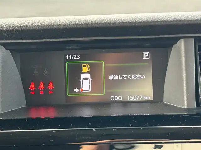 トヨタ ルーミー カスタムG－T 宮城県 2021(令3)年 1.5万km ファイアークォーツレッドM スマートアシスト/・衝突回避支援ブレーキ機能/・衝突警報機能/・車線逸脱警報機能/・ふらつき警報/・ブレーキ制御機能付誤発進抑制機能/・サイドビューランプ/・先行車発進お知らせ機能/・コーナーセンサー/・アダプティブドライビングビーム/・路側逸脱警報/・アダプティブクルーズコントロール/・標識認識機能/純正ナビ（NSZT-W68T）/・CD/DVD/・Bluetooth/・フルセグTV/バックカメラ/ビルトインETC/ドライブレコーダー/ウェルカムパワースライドドア（運転席側/助手席側）/革巻きステアリング/ステアリングスイッチ/電動パーキングブレーキ/ブレーキホールド/LEDヘッドランプ/フォグランプ/オートライト/スマートキー＆プッシュスタート/スペアキー1本/電動格納ミラー/純正15インチAW/フロアマット/ドアバイザー/Wエアバッグ