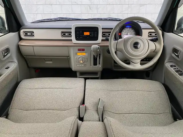 スズキ ラパン X 岐阜県 2016(平28)年 4万km フレンチミントPM AM/FM/CD/AUX/レーダーブレーキサポート/横滑り防止装置/運転席シートヒーター/アイドリングストップ/ベンチシート/オートライト/LEDヘッドライト/純正フロアマット/純正14インチAW/純正ドアバイザー/スペアキー/スマートキー/取扱説明書/保証書