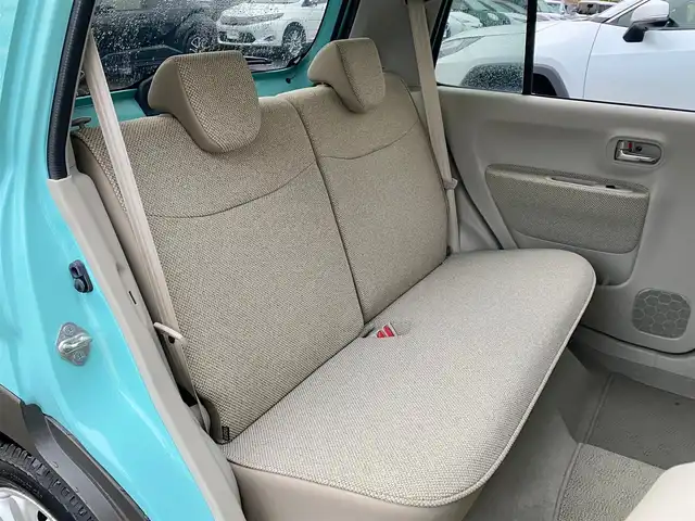 スズキ ラパン X 岐阜県 2016(平28)年 4万km フレンチミントPM AM/FM/CD/AUX/レーダーブレーキサポート/横滑り防止装置/運転席シートヒーター/アイドリングストップ/ベンチシート/オートライト/LEDヘッドライト/純正フロアマット/純正14インチAW/純正ドアバイザー/スペアキー/スマートキー/取扱説明書/保証書