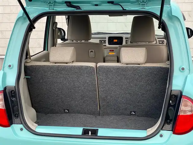 スズキ ラパン X 岐阜県 2016(平28)年 4万km フレンチミントPM AM/FM/CD/AUX/レーダーブレーキサポート/横滑り防止装置/運転席シートヒーター/アイドリングストップ/ベンチシート/オートライト/LEDヘッドライト/純正フロアマット/純正14インチAW/純正ドアバイザー/スペアキー/スマートキー/取扱説明書/保証書