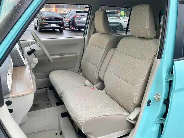 スズキ ラパン X 岐阜県 2016(平28)年 4万km フレンチミントPM AM/FM/CD/AUX/レーダーブレーキサポート/横滑り防止装置/運転席シートヒーター/アイドリングストップ/ベンチシート/オートライト/LEDヘッドライト/純正フロアマット/純正14インチAW/純正ドアバイザー/スペアキー/スマートキー/取扱説明書/保証書