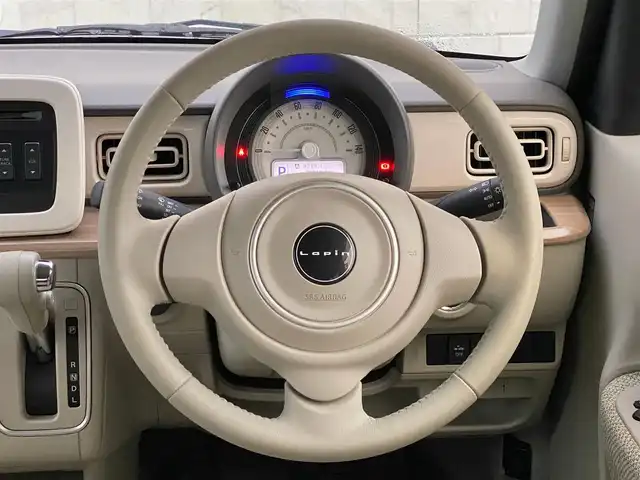 スズキ ラパン X 岐阜県 2016(平28)年 4万km フレンチミントPM AM/FM/CD/AUX/レーダーブレーキサポート/横滑り防止装置/運転席シートヒーター/アイドリングストップ/ベンチシート/オートライト/LEDヘッドライト/純正フロアマット/純正14インチAW/純正ドアバイザー/スペアキー/スマートキー/取扱説明書/保証書