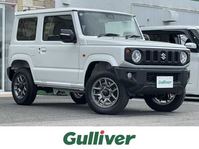 スズキ ジムニー XC 徳島県 2024(令6)年 0.1万km未満 ピュアホワイトP スズキセーフティサポート/盗難防止措置/クルーズコントロール/ダウンアシストコントロール/４WD/ターボエンジン/シートヒーター（D/N席）/オートライト/スマートキー/フォグライト/LEDヘッドライト/プッシュスタート