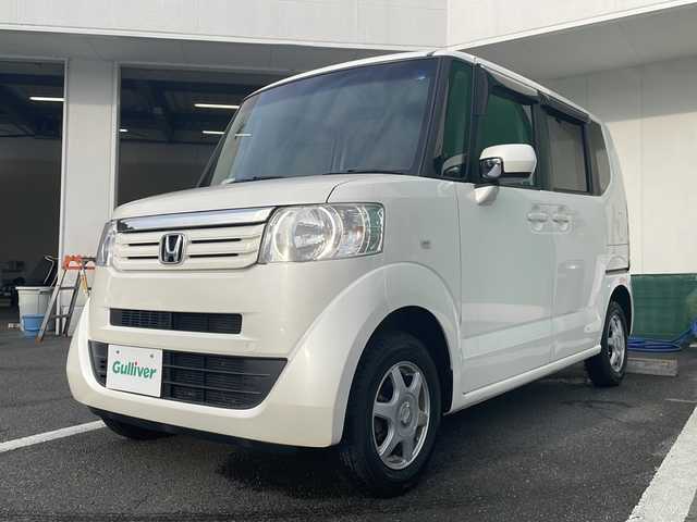 ホンダ Ｎ ＢＯＸ G Lパッケージ 京都府 2012(平24)年 5.5万km プレミアムホワイトパール 純正メモリナビ　ワンセグ　ＤＶＤ再生　バックカメラ　左側パワースライドドア　スマートキー　ＥＴＣ　横滑り防止装置　社外１３インチアルミ　オートエアコン　純正フロアマット　ダブルエアバッグ　禁煙車