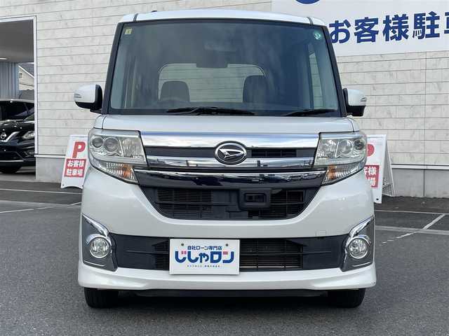 ダイハツ タント カスタム X SA 群馬県 2014(平26)年 9.5万km パールホワイトⅢ (株)IDOMが運営する【じしゃロン伊勢崎店】の自社ローン専用車両になりますこちらは現金またはオートローンご利用時の価格です。自社ローンご希望の方は別途その旨お申付け下さい/スマートアシスト/両側パワースライドドア/純正SDナビゲーション/バックカメラ/CD/DVD/SD/BT/DTV/USB/HDMI/アイドリングストップ/LEDヘッドライト/オートライト/フォグライト/ドアバイザー/純正フロアマット