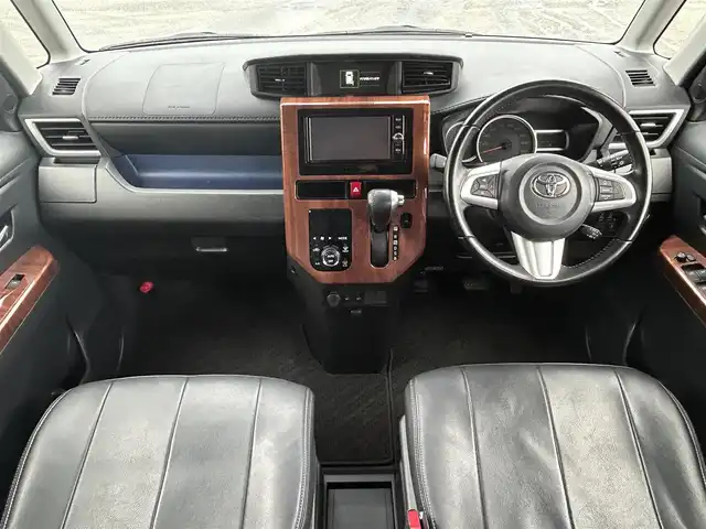 トヨタ ルーミー カスタムG S 兵庫県 2017(平29)年 11万km ブラックマイカメタリック 純正ナビ/BTオーディオ/フルセグTV/CD/DVD/バックカメラ/ETC/前席シートヒーター/モデリスタエアロ/両側パワースライドドア/純正フロアマット/純正14インチアルミホイール/LEDヘッドライト/オートライト/スペアキー/横滑り防止装置/レーンキープアシスト