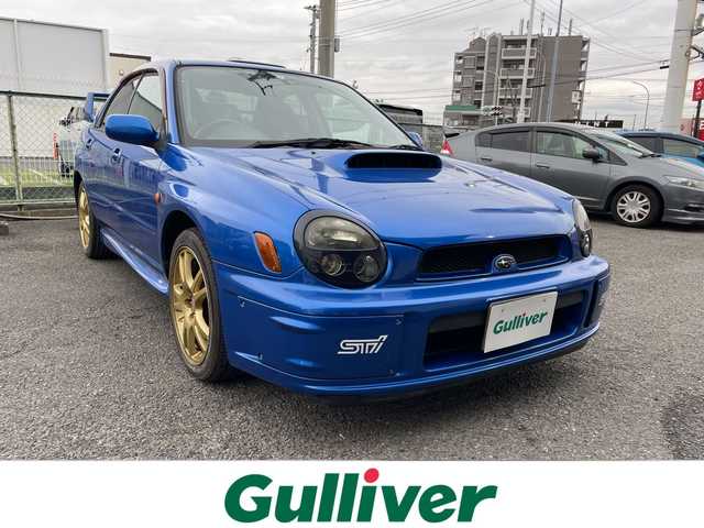 スバル インプレッサ ＷＲＸ STi プロドライブスタイル 神奈川県 2002(平14)年 11.7万km WRブルーマイカ ルーフベンチレータ/電動格納ミラー/ヘッドライトレべライザー/STIマフラー/ケンウッドツイーター/STIタワーバー/ラリー風バンパー/リモコンキー/スペアキー/HIDライト/ETC/純正フロアマット/純正ヘッドライトガーニッシュ