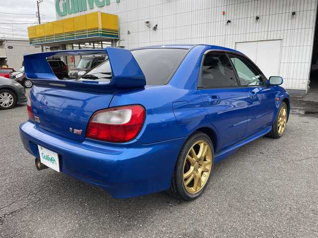 スバル インプレッサ ＷＲＸ STi プロドライブスタイル 神奈川県 2002(平14)年 11.7万km WRブルーマイカ ルーフベンチレータ/電動格納ミラー/ヘッドライトレべライザー/STIマフラー/ケンウッドツイーター/STIタワーバー/ラリー風バンパー/リモコンキー/スペアキー/HIDライト/ETC/純正フロアマット/純正ヘッドライトガーニッシュ