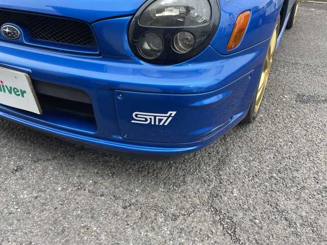 スバル インプレッサ ＷＲＸ STi プロドライブスタイル 神奈川県 2002(平14)年 11.7万km WRブルーマイカ ルーフベンチレータ/電動格納ミラー/ヘッドライトレべライザー/STIマフラー/ケンウッドツイーター/STIタワーバー/ラリー風バンパー/リモコンキー/スペアキー/HIDライト/ETC/純正フロアマット/純正ヘッドライトガーニッシュ