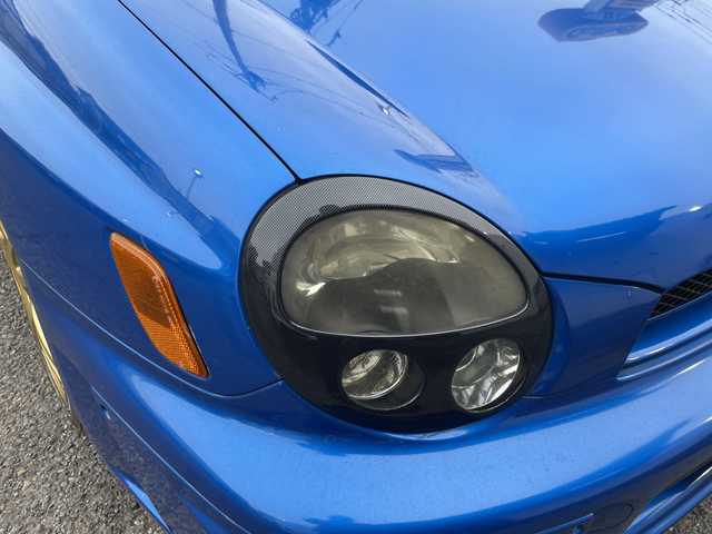 スバル インプレッサ ＷＲＸ STi プロドライブスタイル 神奈川県 2002(平14)年 11.7万km WRブルーマイカ ルーフベンチレータ/電動格納ミラー/ヘッドライトレべライザー/STIマフラー/ケンウッドツイーター/STIタワーバー/ラリー風バンパー/リモコンキー/スペアキー/HIDライト/ETC/純正フロアマット/純正ヘッドライトガーニッシュ