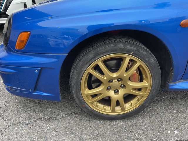 スバル インプレッサ ＷＲＸ STi プロドライブスタイル 神奈川県 2002(平14)年 11.7万km WRブルーマイカ ルーフベンチレータ/電動格納ミラー/ヘッドライトレべライザー/STIマフラー/ケンウッドツイーター/STIタワーバー/ラリー風バンパー/リモコンキー/スペアキー/HIDライト/ETC/純正フロアマット/純正ヘッドライトガーニッシュ