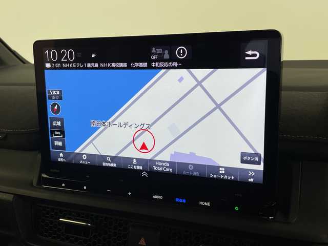 ホンダ ステップワゴン スパーダ eHEV プレミアムライン 鹿児島県 2023(令5)年 0.8万km プラチナホワイトパール 純正11インチナビ/（Bluetooth/フルセグTV/CD/DVD/USB接続）/純正フリップダウンモニター/マルチビューカメラ/パワーバックドア/パドルシフト/レーダークルーズコントロール/両側パワースライドドア/BSM/ハーフレザーシート/オットマン/オートライト/MUGENフロントグリル/ETC/前後ドライブレコーダー/純正フロアマット/純正17インチAW/スペアキー/AAC