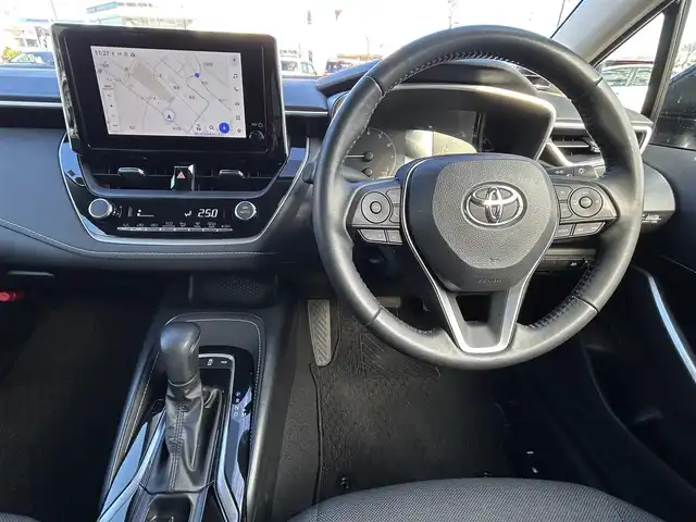 トヨタ カローラ G 福島県 2023(令5)年 4.8万km アティチュードブラックマイカ トヨタセーフティセンス/・衝突被害軽減ブレーキ/・車線維持支援/・レーダークルーズコントロール/・オートマチックハイビーム/・ロードサインアシスト/純正ディスプレイオーディオ/【フルセグTV/Bluetooth/Miracast】/・Tコネクトナビ/ステアリングリモコン/バックカメラ/ビルトインETC/LEDヘッドライト/・オートライト/純正フロアマット/スマートキー/・プッシュスタート/社外15インチアルミホイール