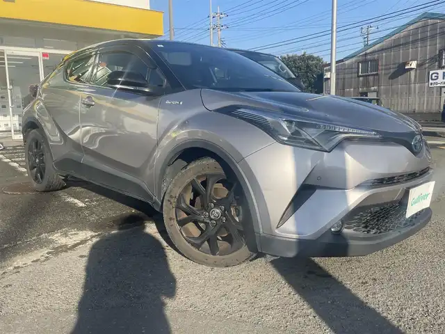 トヨタ Ｃ－ＨＲ G モード ネロ 神奈川県 2019(平31)年 14.4万km ブラック/メタルストリームM 衝突軽減システム/レーンキープアシスト/横滑り防止装置/アダプティブクルーズコントロール/電動サイドブレーキ/ハーフレザーシート/シートヒーター/カーテンエアバッグ/サイドエアバッグ/電動サイドブレーキ/エアロ（リア）/純正ナビ（NSZT-Y68T）/CD/FM/AM/フルセグTV/BT/SD/純正AW１８インチ/LEDヘッドライト/オートライト/フォグランプ/社外フロアマット/isofix