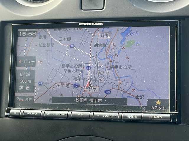 日産 ノート X FOUR 秋田県 2016(平28)年 10.7万km インペリアルアンバーP 社外SDナビ/社外CD/DVD/Bluetooth/フルセグ/バックカメラ/４WD/社外ドライブレコーダー/ETC/スペアキー