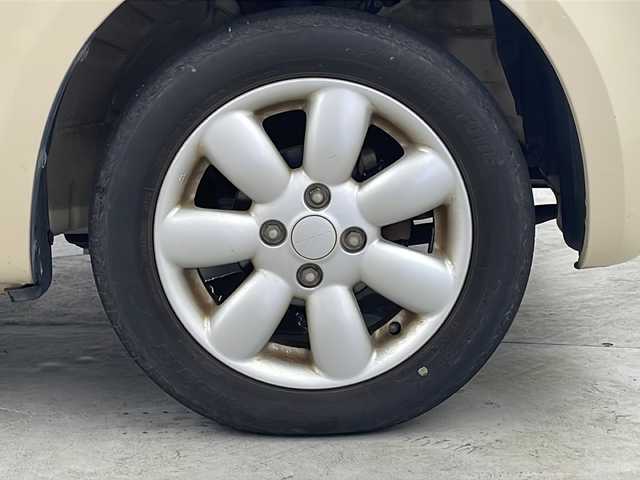 スズキ ラパン X 群馬県 2013(平25)年 6.1万km ミルクティーベージュメタリック 純正オーディオ　スマートキー　プッシュスタート　アイドリングストップ　ヘッドライトレベライザー　純正１４インチアルミホイール　バニティミラー　電動格納ミラー　シガーソケット　パワーウィンドウ　禁煙車