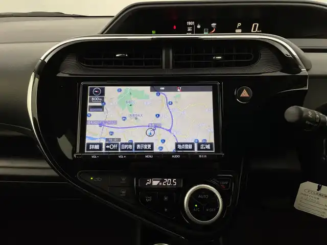 トヨタ アクア クロスオーバー 新潟県 2017(平29)年 5.2万km ジュエリーパープルマイカM 純正ナビ/　　フルセグ/CD/SD/BT/バックカメラ/HIDオートライト/ハーフレザーシート/シートヒーター/純正アルミホイール/スタッドレスタイヤ車載/スマートキー/ETC