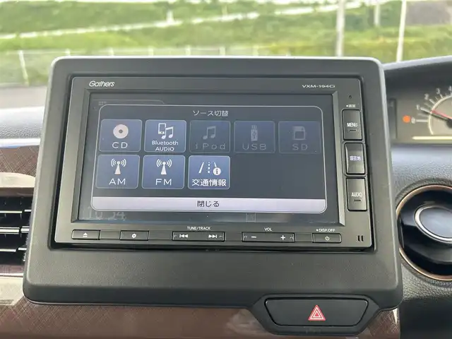ホンダ Ｎ ＢＯＸ G･L ホンダセンシング カッパーブラウンスタイル 岡山県 2019(令1)年 4.8万km プラチナホワイトパール 純正7インチナビ/CD、AM、FM、Bluetooth/バックカメラ/両側パワースライドドア/ロールサンシェード/ビルトインETC