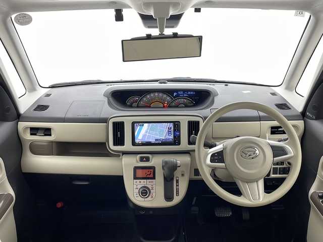 ダイハツ ムーヴ キャンバス G メイクアップ リミテッド　SAⅢ 千葉県 2022(令4)年 2.9万km パールホワイトⅢ 純正ディーラーナビ/BT フルセグ CD DVD USB/全方位カメラ/ETC/両側パワースライドドア/衝突軽減ブレーキ/レーンキープアシスト/コーナーセンサー/LEDオートライト/オートハイビーム/前方ドライブレコーダー/純正フロアマット/アイドリングストップ/スマートキー/プッシュスタート