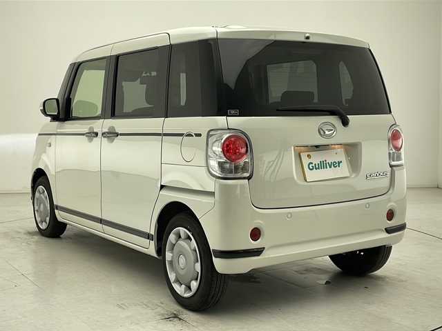 ダイハツ ムーヴ キャンバス G メイクアップ リミテッド　SAⅢ 千葉県 2022(令4)年 2.9万km パールホワイトⅢ 純正ディーラーナビ/BT フルセグ CD DVD USB/全方位カメラ/ETC/両側パワースライドドア/衝突軽減ブレーキ/レーンキープアシスト/コーナーセンサー/LEDオートライト/オートハイビーム/前方ドライブレコーダー/純正フロアマット/アイドリングストップ/スマートキー/プッシュスタート