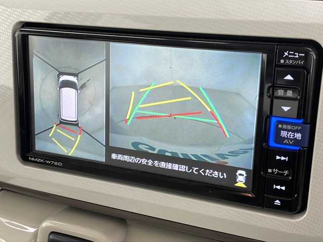 ダイハツ ムーヴ キャンバス G メイクアップ リミテッド　SAⅢ 千葉県 2022(令4)年 2.9万km パールホワイトⅢ 純正ディーラーナビ/BT フルセグ CD DVD USB/全方位カメラ/ETC/両側パワースライドドア/衝突軽減ブレーキ/レーンキープアシスト/コーナーセンサー/LEDオートライト/オートハイビーム/前方ドライブレコーダー/純正フロアマット/アイドリングストップ/スマートキー/プッシュスタート