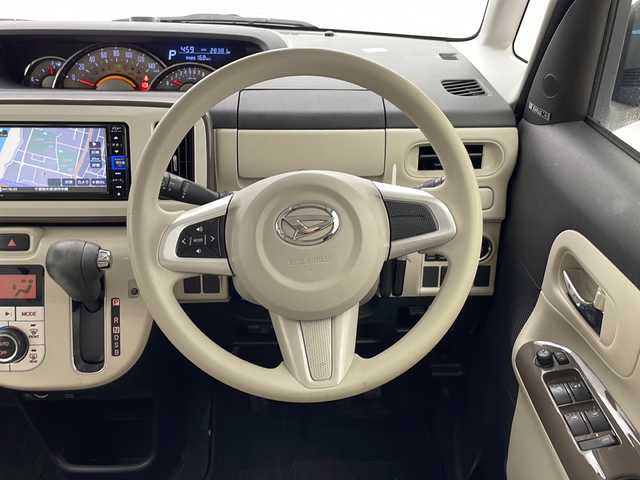 ダイハツ ムーヴ キャンバス G メイクアップ リミテッド　SAⅢ 千葉県 2022(令4)年 2.9万km パールホワイトⅢ 純正ディーラーナビ/BT フルセグ CD DVD USB/全方位カメラ/ETC/両側パワースライドドア/衝突軽減ブレーキ/レーンキープアシスト/コーナーセンサー/LEDオートライト/オートハイビーム/前方ドライブレコーダー/純正フロアマット/アイドリングストップ/スマートキー/プッシュスタート