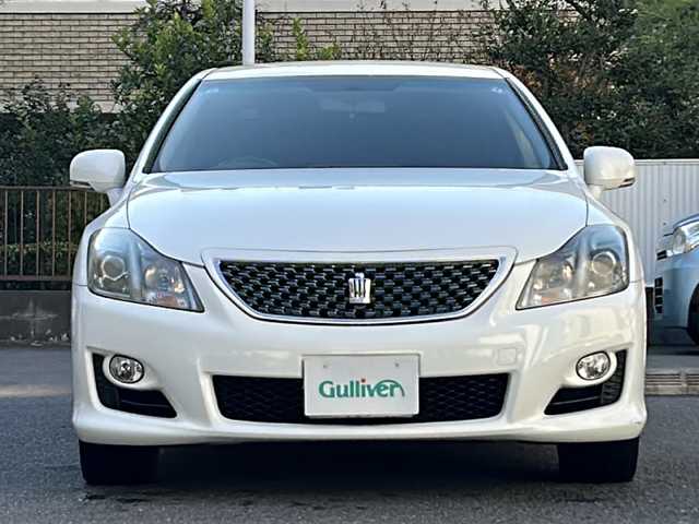 トヨタ クラウン アスリート ナビパッケージ 埼玉県 2008(平20)年 11.7万km ホワイトパールクリスタルシャイン 登録時116218km/純正HDDナビ/フルセグTV/CD/DVD/MD/AUX/バックカメラ/スマートキー×２/SPORTモード/SNOWモード/ECOモード/パワーシート（D＋N席）/革巻きハンドル/ステアリングリモコン/純正18インチアルミホイール/クルーズコントロール/ビルトインETC/純正フロアマット/電動格納ミラー/ウィンカーミラー/キセノンヘッドライト/フォグランプ/オートライト/ドアバイザー/プッシュスタート/保証書/取扱説明書/ナビ取説