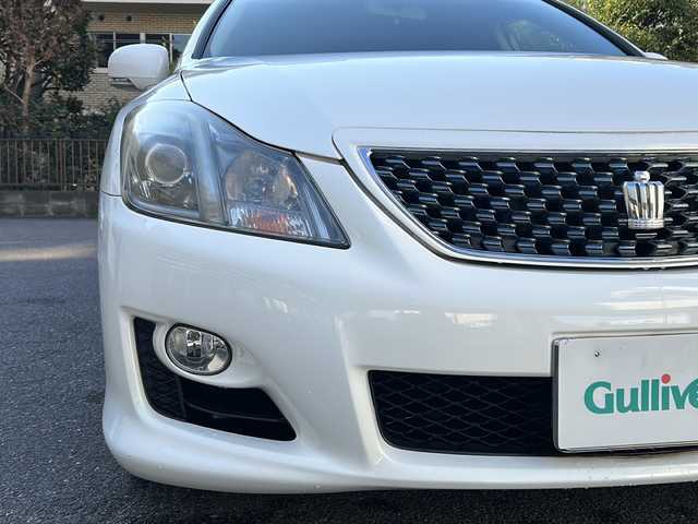 トヨタ クラウン アスリート ナビパッケージ 埼玉県 2008(平20)年 11.7万km ホワイトパールクリスタルシャイン 登録時116218km/純正HDDナビ/フルセグTV/CD/DVD/MD/AUX/バックカメラ/スマートキー×２/SPORTモード/SNOWモード/ECOモード/パワーシート（D＋N席）/革巻きハンドル/ステアリングリモコン/純正18インチアルミホイール/クルーズコントロール/ビルトインETC/純正フロアマット/電動格納ミラー/ウィンカーミラー/キセノンヘッドライト/フォグランプ/オートライト/ドアバイザー/プッシュスタート/保証書/取扱説明書/ナビ取説