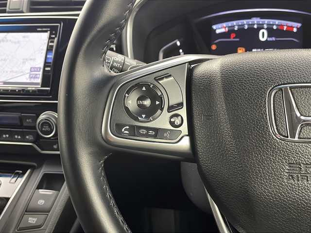 ホンダ ＣＲ－Ｖ EX・マスターピース 栃木県 2019(平31)年 3.8万km プレミアムクリスタルレッドM 純正ナビ/（BT/CD/DVD/フルセグ/AM/FM）/バックカメラ/サンルーフ/電動リアゲート/前席シートヒーター/前席パワーシート/ホンダセンシング/車線逸脱抑制機能/衝突軽減システム/横滑り防止/ブラインドスポットモニター/レーダークルーズコントロール/先行車発進お知らせ/標識認識機能/ETC2.0/ドライブレコーダー/純正アルミホイール/純正フロアマット/プッシュスタート/スマートキー/スペアキー