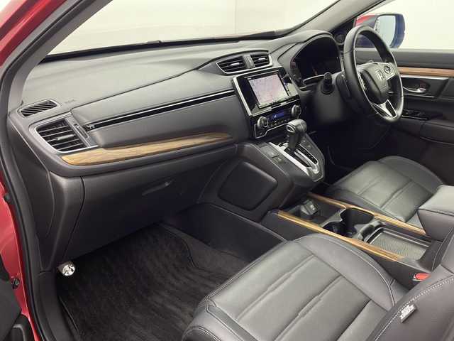 ホンダ ＣＲ－Ｖ EX・マスターピース 栃木県 2019(平31)年 3.8万km プレミアムクリスタルレッドM 純正ナビ/（BT/CD/DVD/フルセグ/AM/FM）/バックカメラ/サンルーフ/電動リアゲート/前席シートヒーター/前席パワーシート/ホンダセンシング/車線逸脱抑制機能/衝突軽減システム/横滑り防止/ブラインドスポットモニター/レーダークルーズコントロール/先行車発進お知らせ/標識認識機能/ETC2.0/ドライブレコーダー/純正アルミホイール/純正フロアマット/プッシュスタート/スマートキー/スペアキー