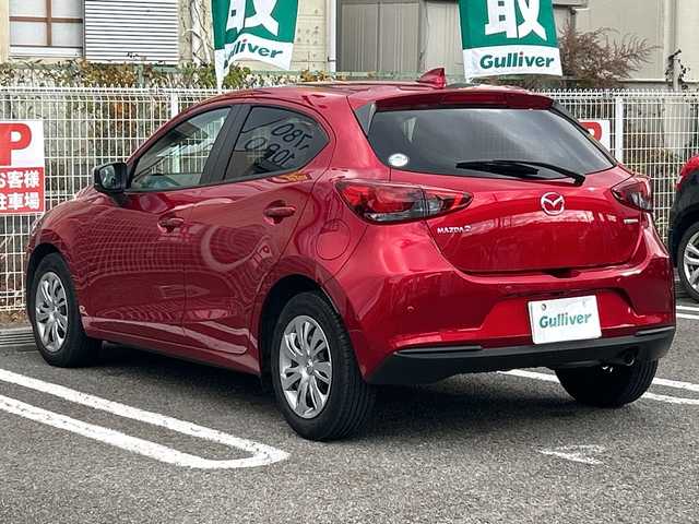 マツダ マツダ２ 15S スマートエディション 兵庫県 2021(令3)年 1.8万km ソウルレッドクリスタルM 登録時走行距離17631km/純正8インチマツダコネクトナビ/AppleCarPlay/AndroidAuto/360度ビューモニター/ブラインドスポット/リアクロストラフィックアラート/車線逸脱警報/前進時アドバンストスマートシティブレーキサポート/後退時スマートシティブレーキサポート/パーキングセンサー（フロント/リア）/ETC/ドライブレコーダー/アドバンスキーレスエントリーシステム/プッシュスタートボタン/シャークフィンアンテナ/6:4分割可倒式シート（リア）/プライバシーガラス/LEDヘッドランプ/オートライト/保証書/取説/スペアキー