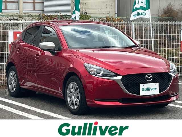 マツダ マツダ２ 15S スマートエディション 兵庫県 2021(令3)年 1.8万km ソウルレッドクリスタルM 登録時走行距離17631km/純正8インチマツダコネクトナビ/AppleCarPlay/AndroidAuto/360度ビューモニター/ブラインドスポット/リアクロストラフィックアラート/車線逸脱警報/前進時アドバンストスマートシティブレーキサポート/後退時スマートシティブレーキサポート/パーキングセンサー（フロント/リア）/ETC/ドライブレコーダー/アドバンスキーレスエントリーシステム/プッシュスタートボタン/シャークフィンアンテナ/6:4分割可倒式シート（リア）/プライバシーガラス/LEDヘッドランプ/オートライト/保証書/取説/スペアキー