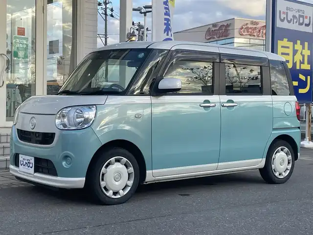 ダイハツ ムーヴ キャンバス X LTD SA Ⅱ 秋田県 2017(平29)年 13.4万km パールホワイトⅢ/ファインミントメタリック 2トーン (株)IDOMが運営する【じしゃロン秋田店】の自社ローン専用車両になります。こちらは現金またはオートローンご利用時の価格です。自社ローンご希望の方は別途その旨お申付け下さい/フルセグテレビ/メモリナビ/バックカメラ/ウィンカーミラー/ドアバイザー/プッシュスタート/両側パワースライドドア/ETC