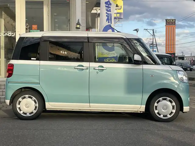 ダイハツ ムーヴ キャンバス X LTD SA Ⅱ 秋田県 2017(平29)年 13.4万km パールホワイトⅢ/ファインミントメタリック 2トーン (株)IDOMが運営する【じしゃロン秋田店】の自社ローン専用車両になります。こちらは現金またはオートローンご利用時の価格です。自社ローンご希望の方は別途その旨お申付け下さい/フルセグテレビ/メモリナビ/バックカメラ/ウィンカーミラー/ドアバイザー/プッシュスタート/両側パワースライドドア/ETC