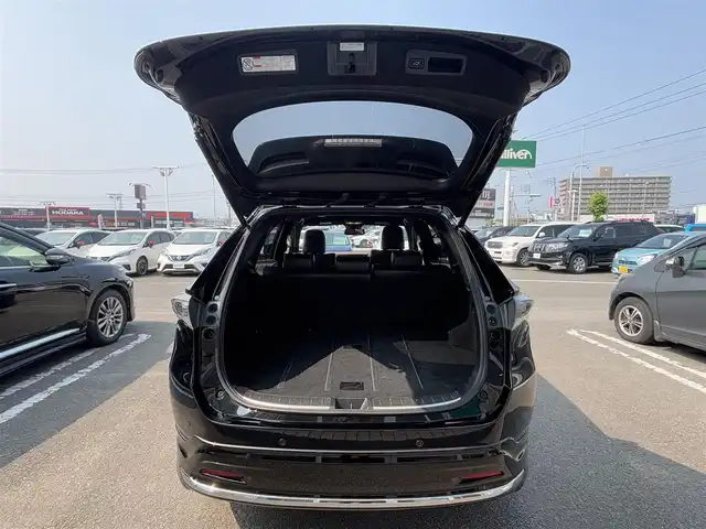 トヨタ ハリアー ハイブリッド プレミアム アドバンスドP 徳島県 2015(平27)年 8.4万km ブラック JBLプレミアムサウンドナビ/　AM/FM/BT/フルセグ/DISC/SD/USB/AUX/ETC/ハーフレザーシート/モデリスタエアロ/前後コーナーセンサー/バックカメラ/全方位カメラ/運転席パワーシート/LEDヘッドライト/クルーズコントロール/スマートキー/スペアキー/プッシュスタート/純正フロアマット/オートライト/ワイヤレス準電気/フォグライト/EV MODE/ECO MODE/取扱説明書/新車時保証書